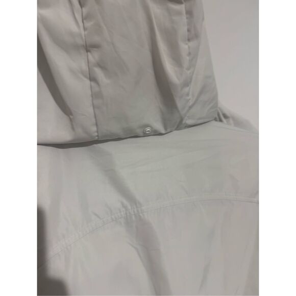 Lululemon Lightweight Cinch-Waist Hooded Rain Jacket Bone Women Size 10 LIKE NEW - Picture 9 of 12